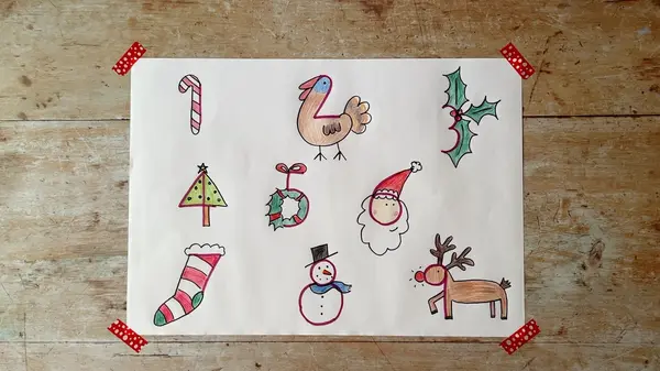 Thumbnail Numerical Xmas Doodles 20