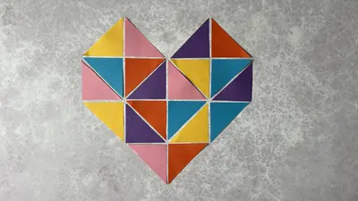 Geometric heart 08