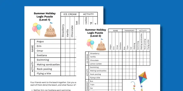 Preview Summer Logic Puzzle v2