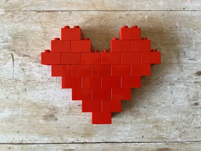 Single Lego Heart