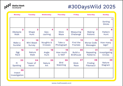 30 Days Wild Calendar 2025 v2 with edge