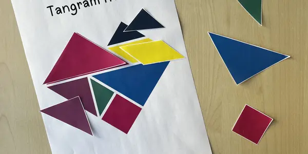 Tangram Heart Step 2