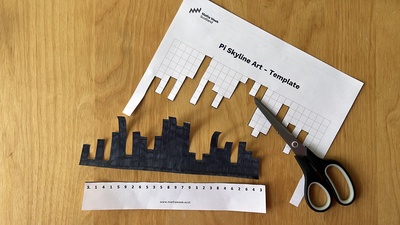 Pi Skyline Cutting Out