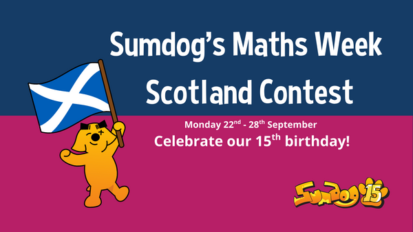 Sumdog Maths Week Scotland 2025 Challenges Page Image