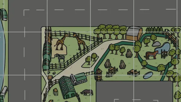 Safari Park Floor Mat