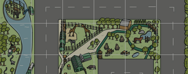 Safari Park Floor Mat