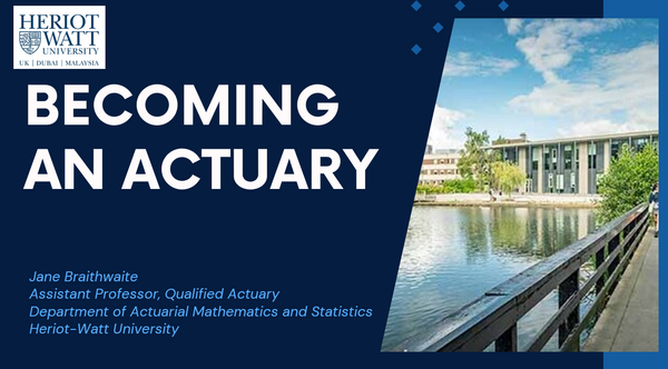 Becoming an Actuary Image
