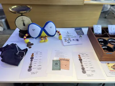 Museum on the Mound handling table