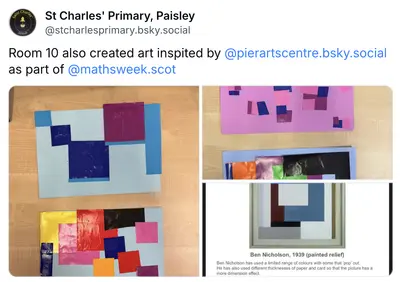 Schools using pier arts centre