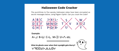 Halloween Code Cracker Preview
