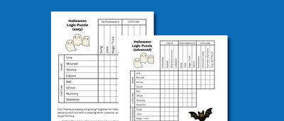 Halloween Logic Puzzle Preview