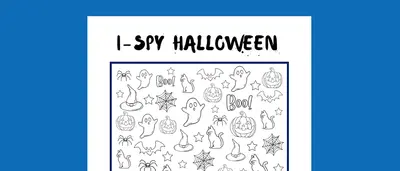 I Spy Halloween Preview