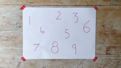 Xmas Number Doodles 01