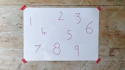 Xmas Number Doodles 01