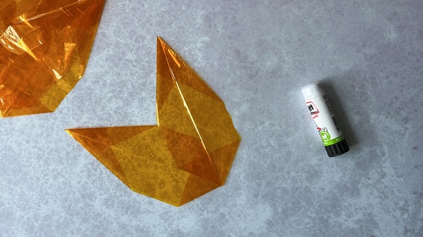 Cellophane star step 8