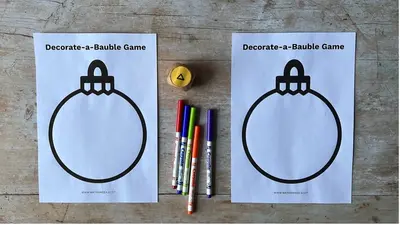 Bauble Drawing Game 01
