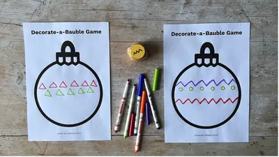 Bauble Drawing Game 03