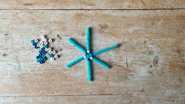 Beaded Snowflake 05