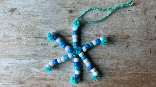 Beaded Snowflake 08