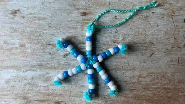 Beaded Snowflake 08