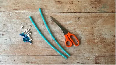 Beaded Snowflakes materials