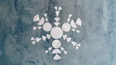 Fraction Snowflakes