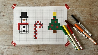 Geometric Christmas Doodles 02