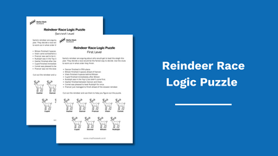 Reindeer Race Puzzle Preview
