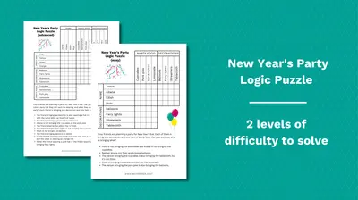 New Year Logic Puzzle Preview