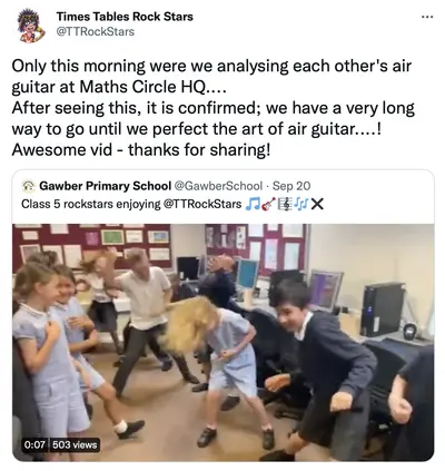 Times Tables Rock Stars