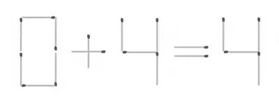 Matchstick Puzzle Solution 1