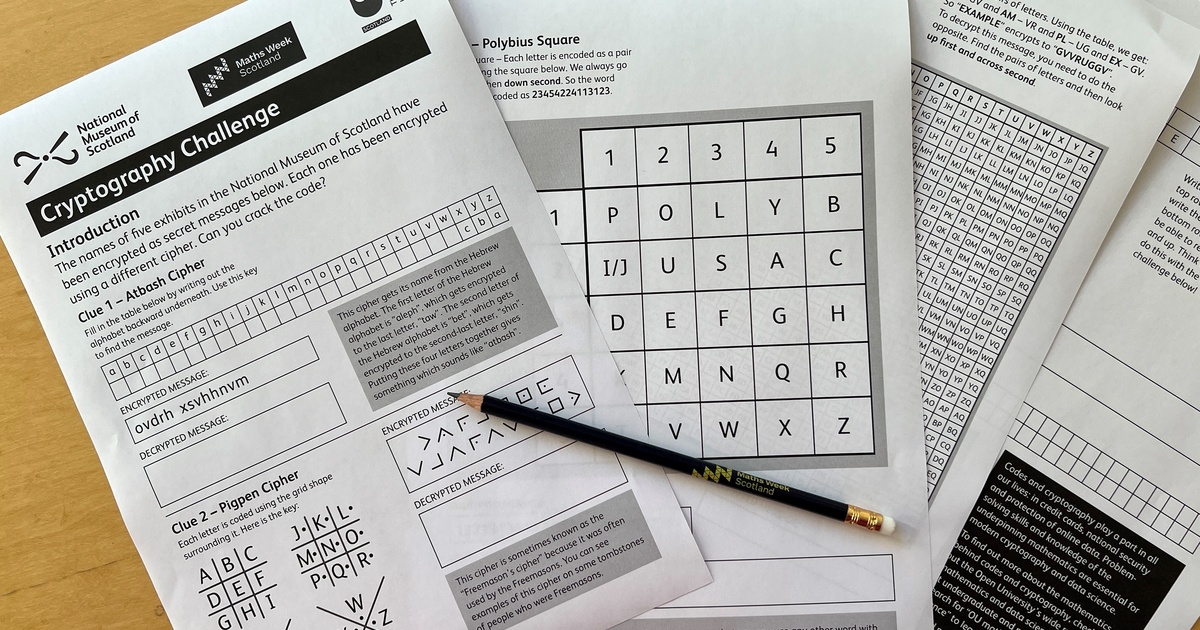 Cryptogra - Maths Week Scotland